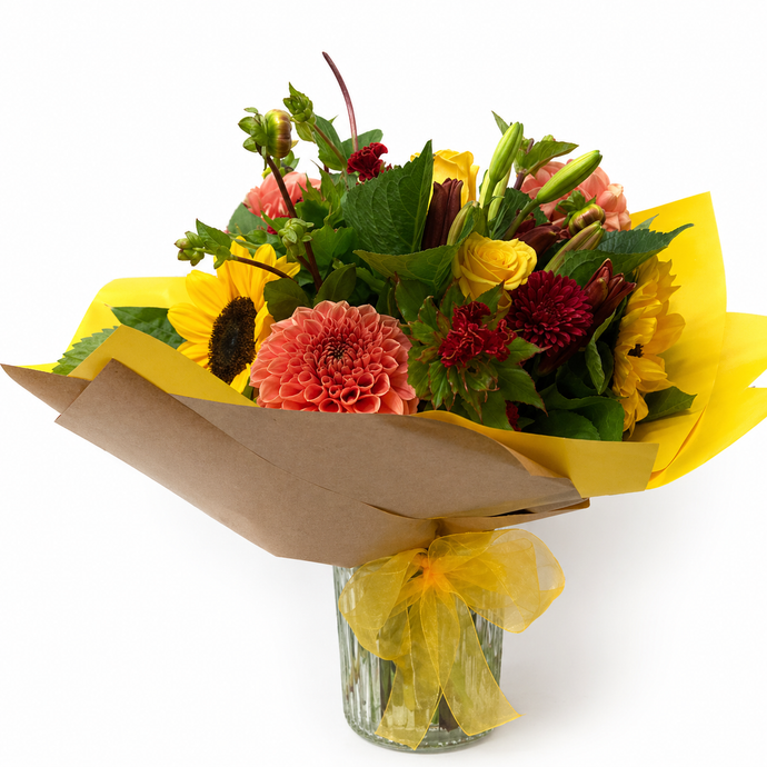 Stem-sational Mum Bouquet (florist choice bright bouquet)