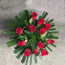 Valentines Dozen Red Rose Bouquet