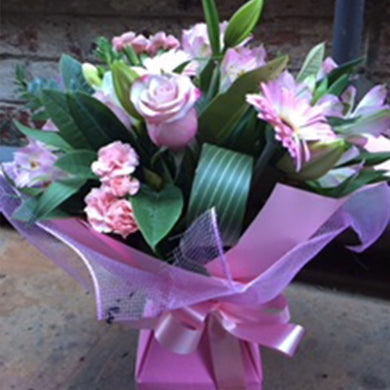 Pink Tone Water Filled Box